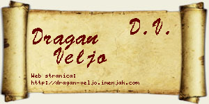 Dragan Veljo vizit kartica